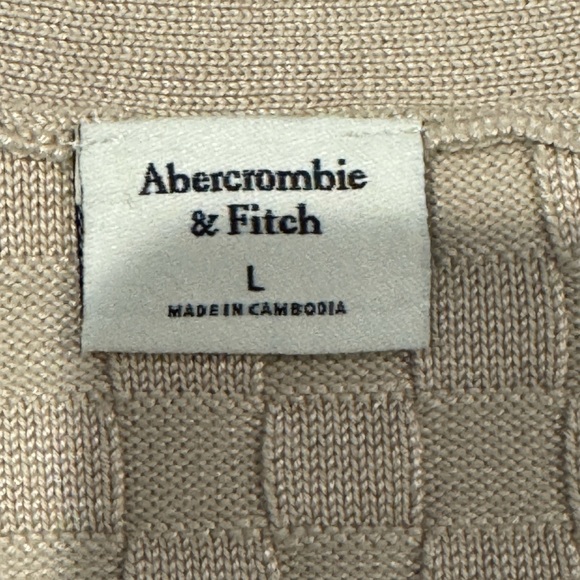 Abercrombie & Fitch Textured Beige Tank Top - Picture 6 of 8